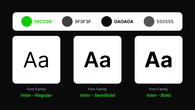 HereYouGo Typography and Color Palette